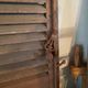 Ancient oak shutter
