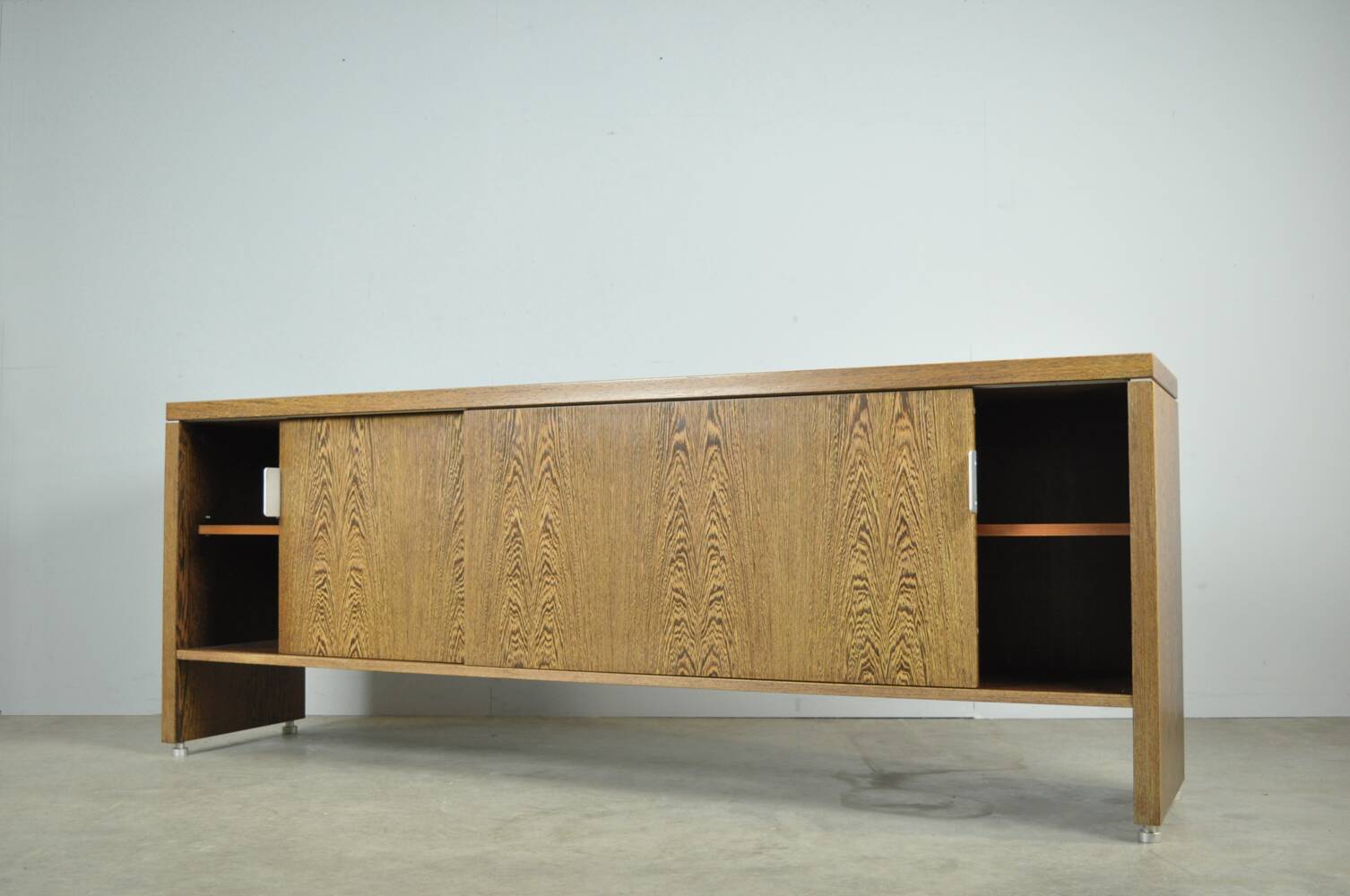 Modern DUTCH DESIGN vintage sideboard with Wenge finish, 1980s