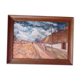 Landscape Breton oil on canvas