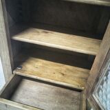 Glazed toilet cabinet