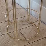 Wireframe birdcage stool