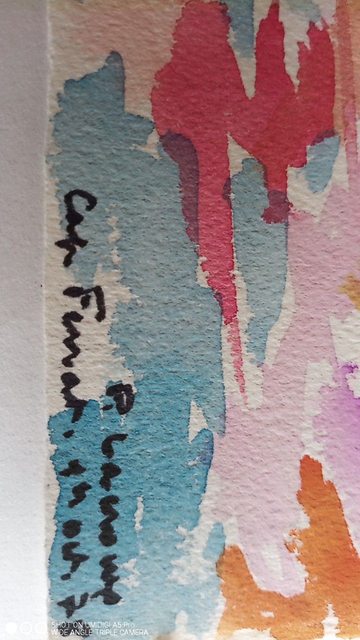 Pierre Lacroux (1909-1993) Gouache - 38,5 x 28,5cm - cap ferrat August 78