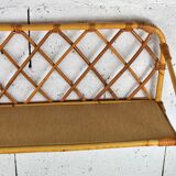 Wall rattan shelf