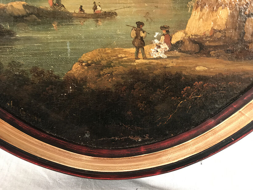 Louis Nicolas Chainbaux, oil on canvas 19th century