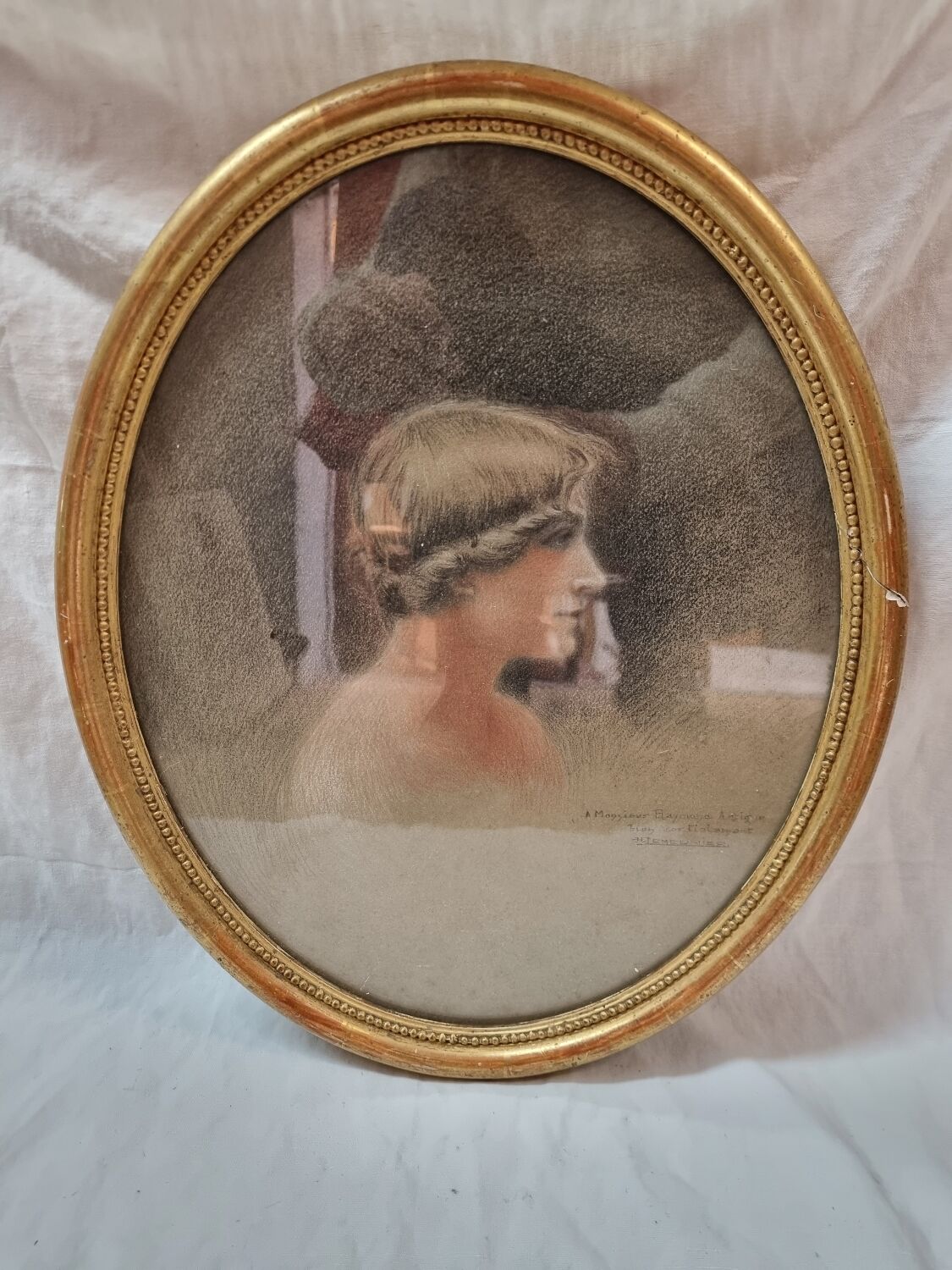 Pastel drawing The miller early twentieth century