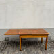 Art deco dining table or desk in wood (extendable)