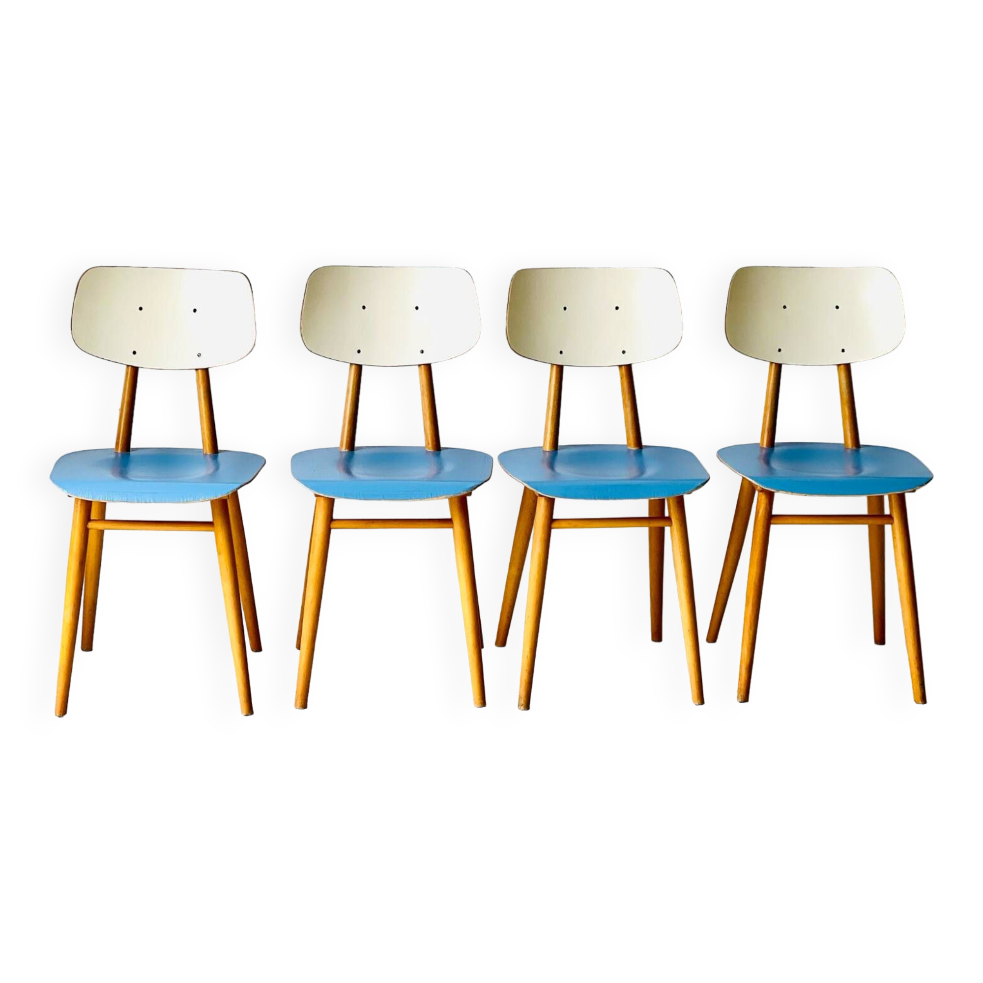 Vintage chairs from ton, set of 4