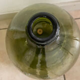 Demijohn capacity 20 liters green glass