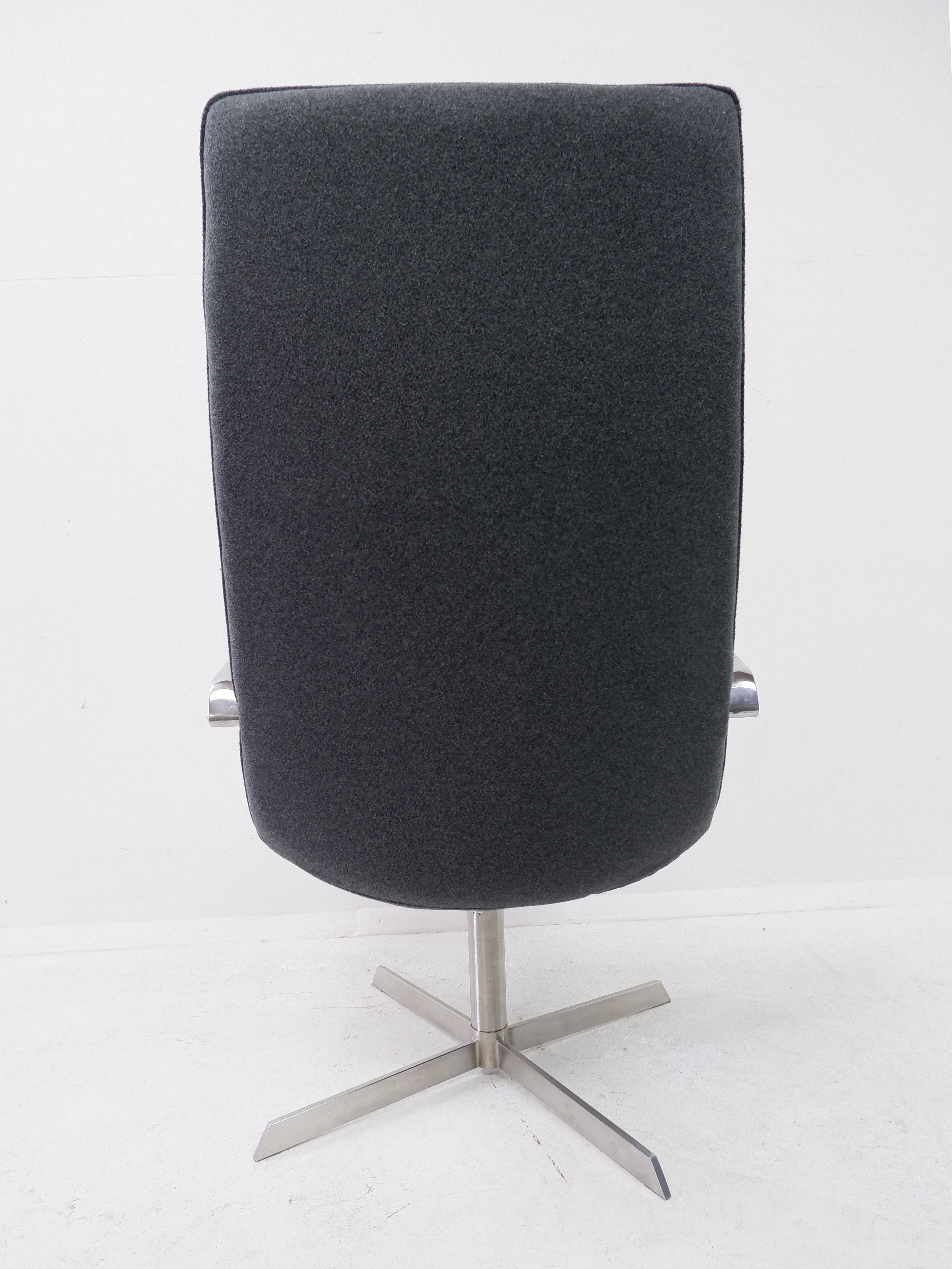 Modern lounge chair with footstool