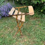 Set of 3 folding garden chairs