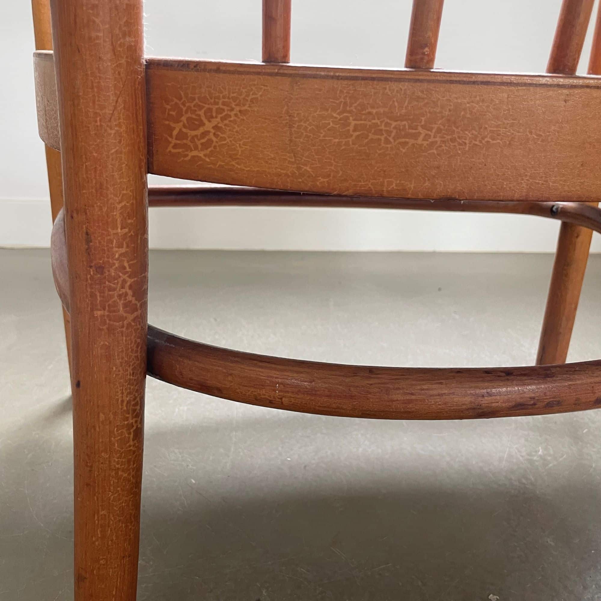 Bentwood armchair model A63-F, design Josef Frank for Thonet, 1930s, Austria