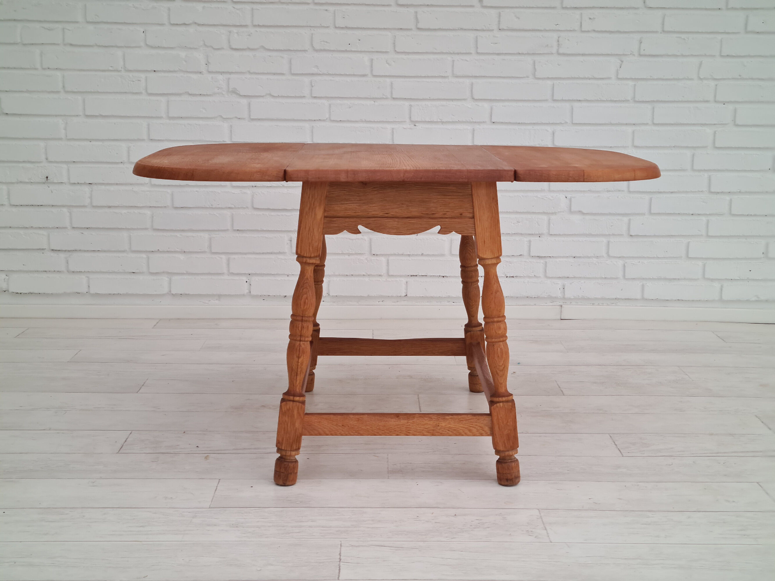 60s, coffee table, Danish design, Henning Kjærnulf style, oak, original very good condition