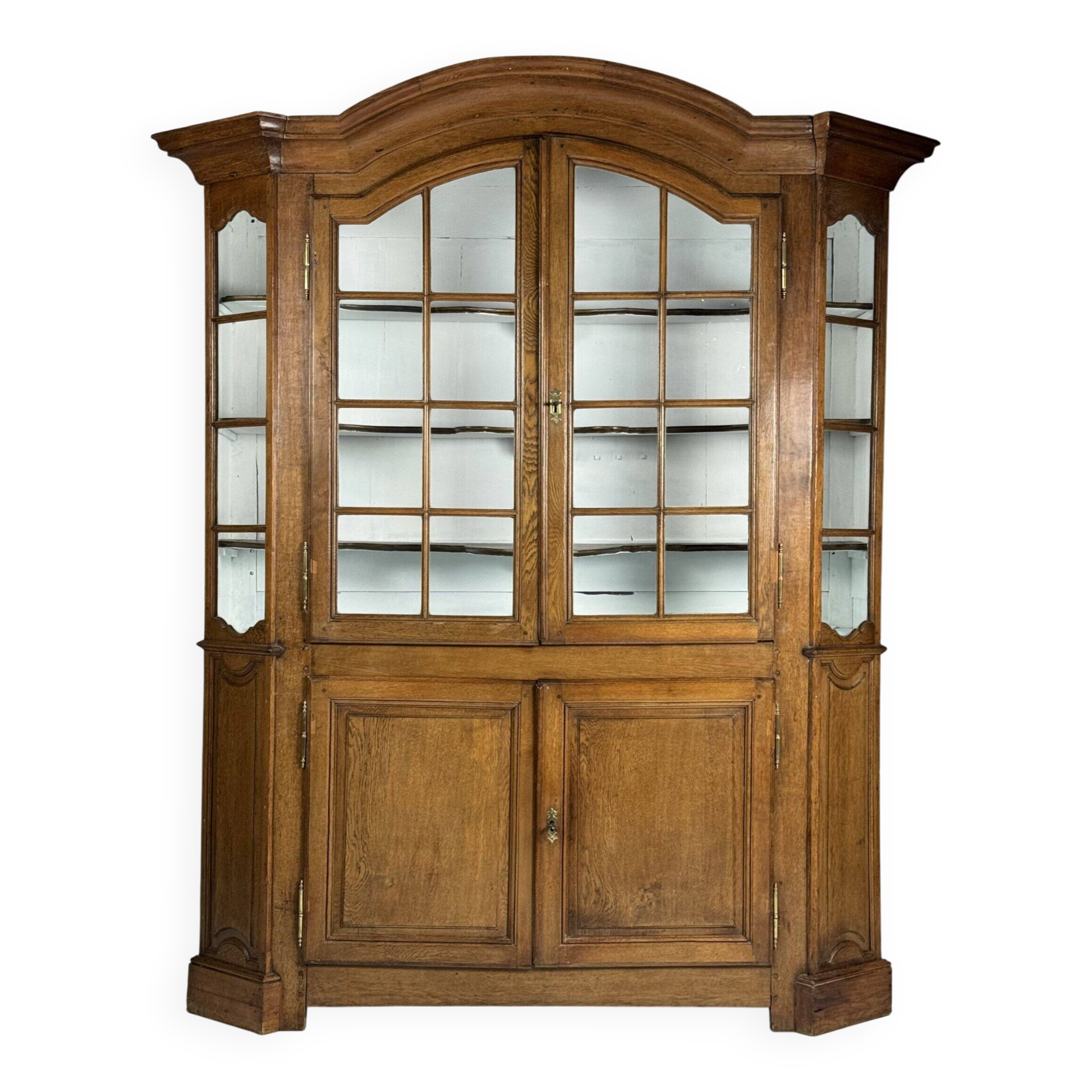 Bookcase buffet cabinet oak Belgian