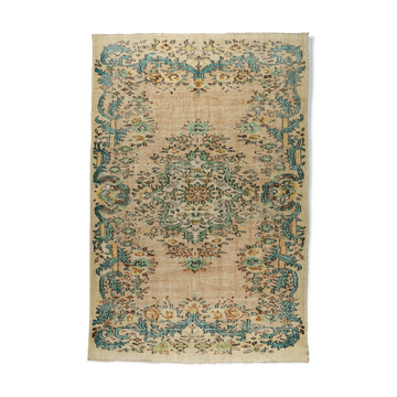 Anatolian handmade vintage rug 268 cm x 171 cm