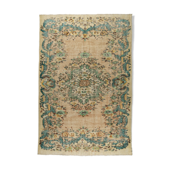 Anatolian handmade vintage rug 268 cm x 171 cm