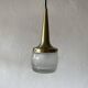 Heavy frosted glass pendant lamp by Staff, 1960s, Germany