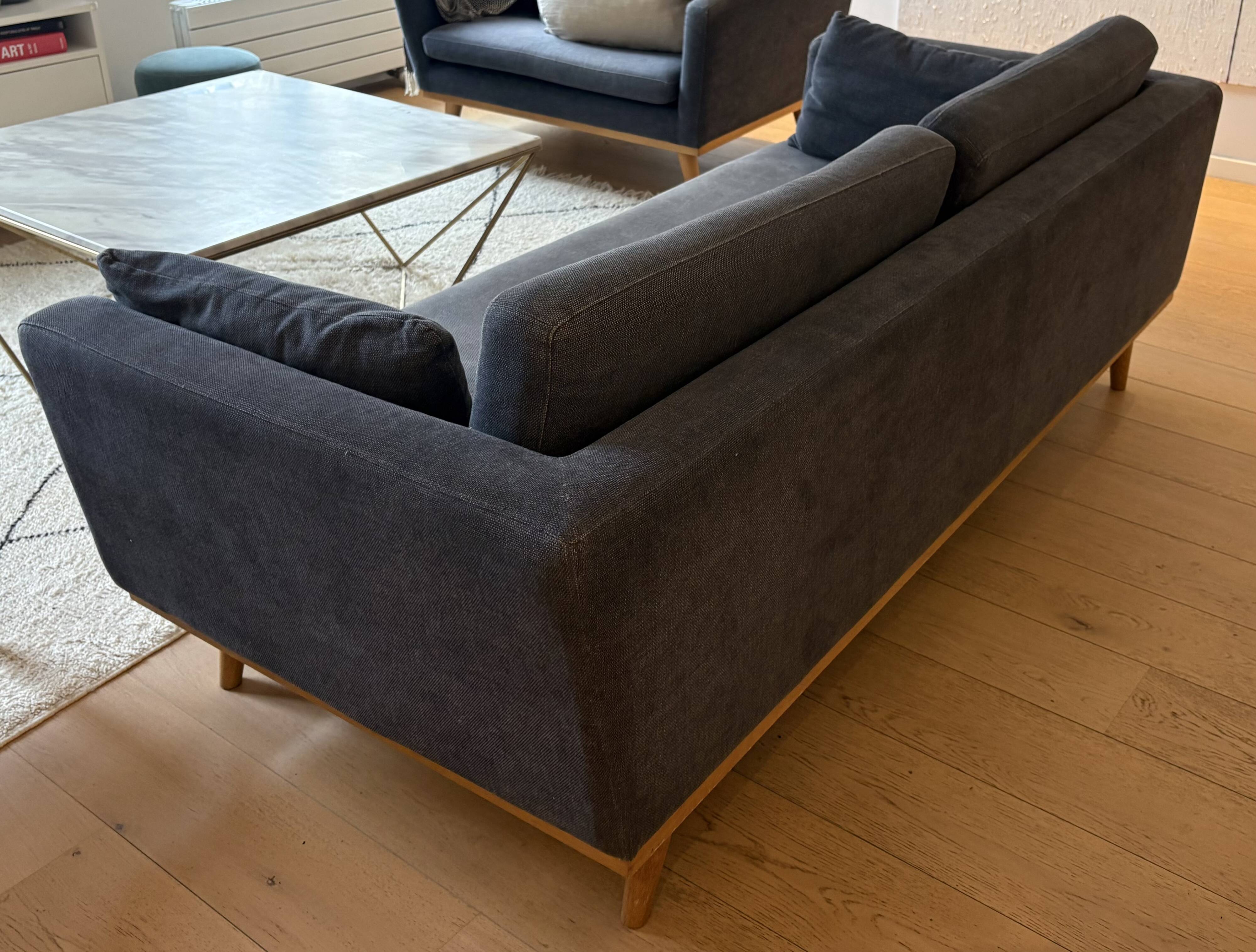 3-seater sofa Red Edition 210 - Storm Fabric T11