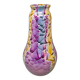 1990s Astonishing Giuseppe Locci Polycrome Craquelé Vase in Sardinian Ceramic. Made in Italy