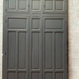Cupboard front in patinated beech Doors 20th century