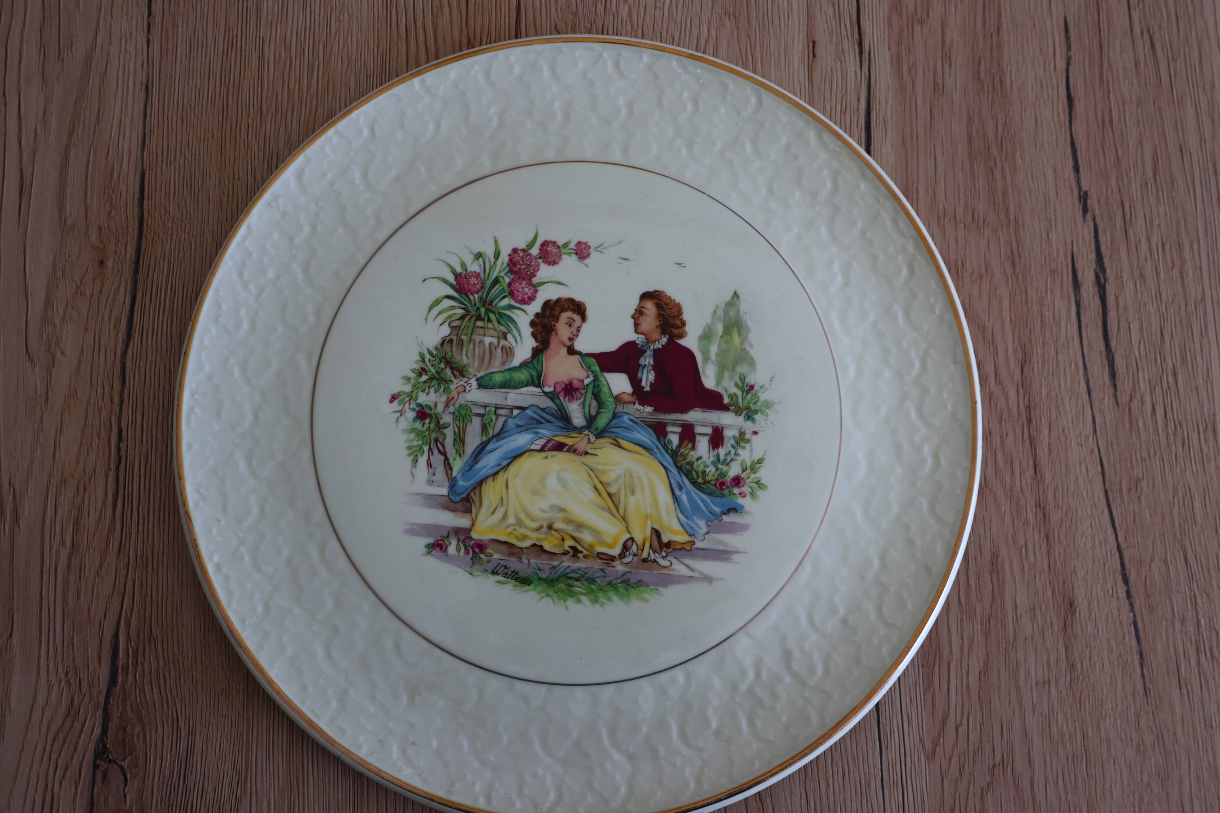 Cake dish collection Watteau St. Amand