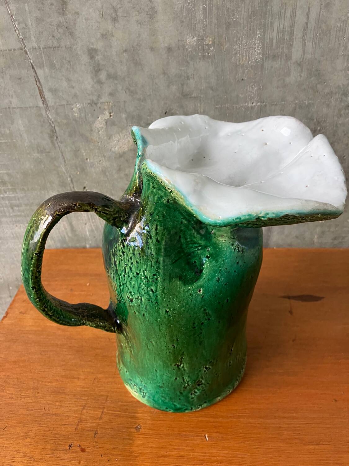 Vintage ceramic pitcher