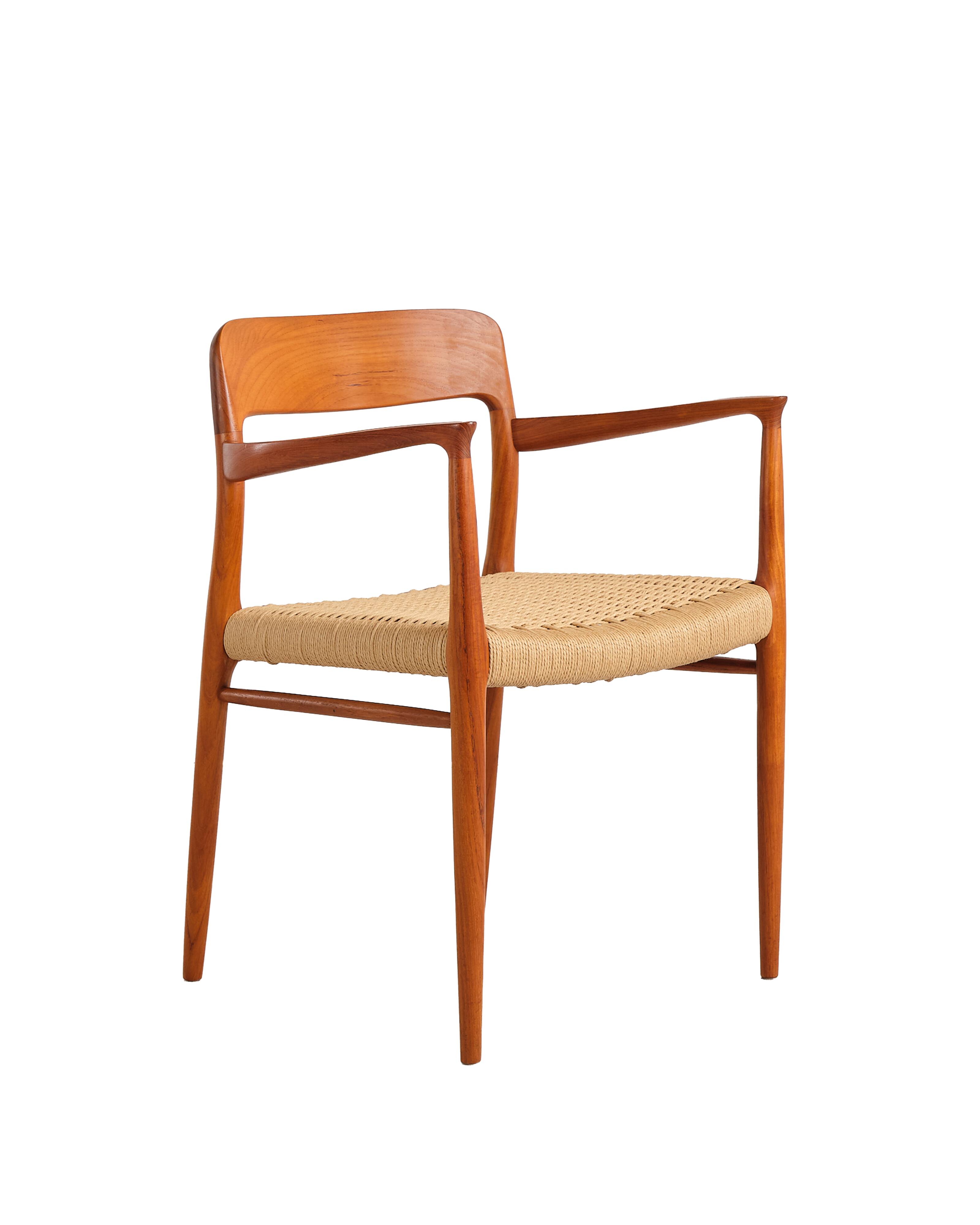 Armchair 56 in teak from the mid-century by Niels O. Møller, J.L. Moller