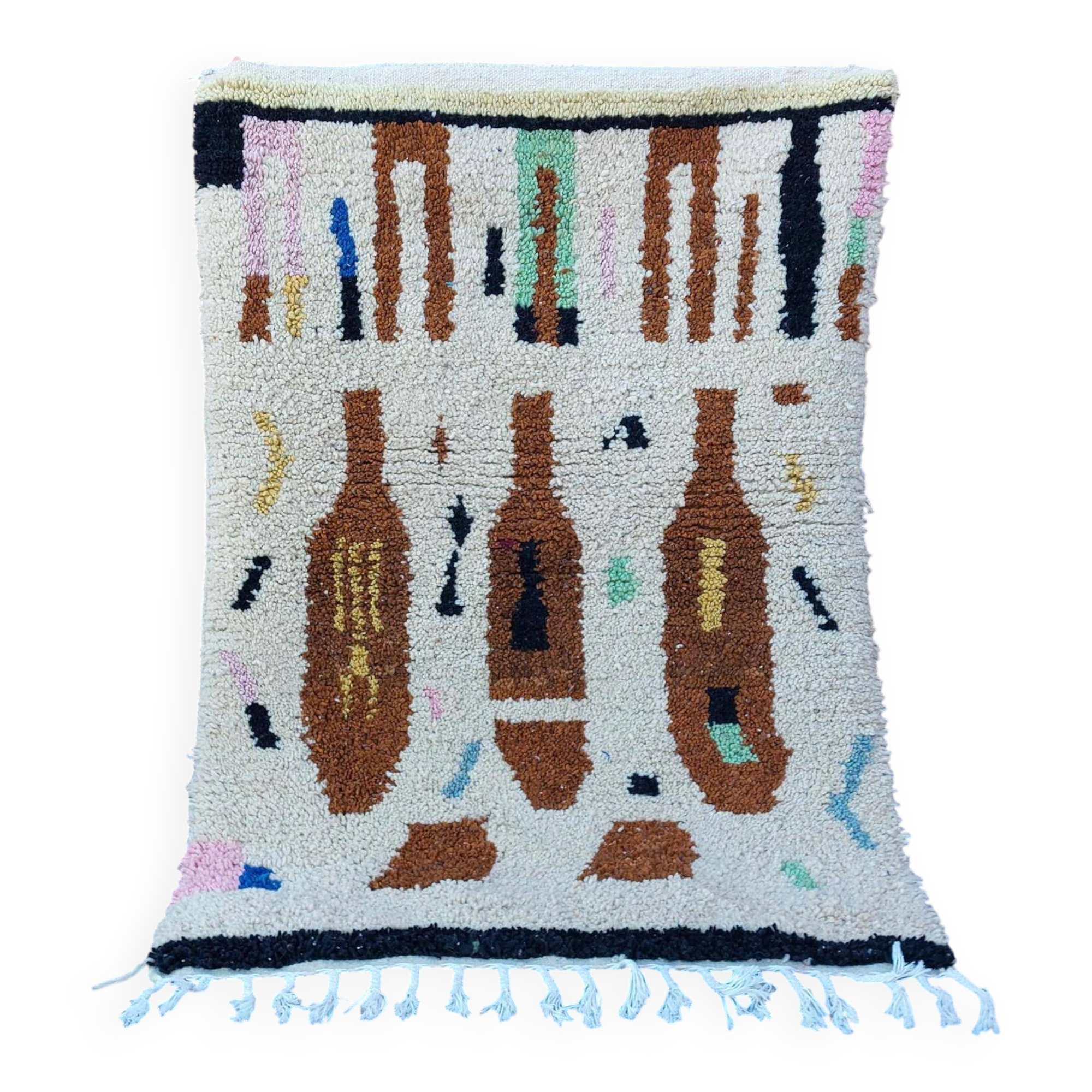 Handwoven Moroccan rug 3x2 m