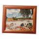 Tableau Saint Florent Corse signé JPS Oscar