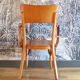 Baumann Chair Curved Wood
