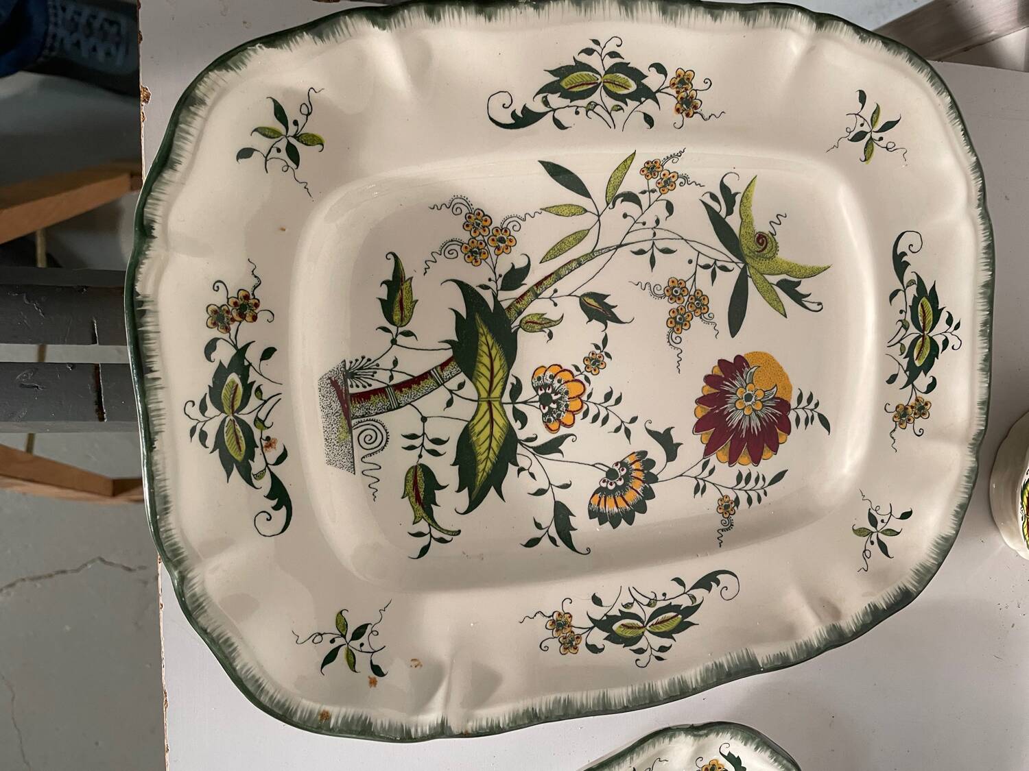 Sarreguemines earthenware table service