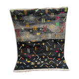 Black Berber carpet156x204cm