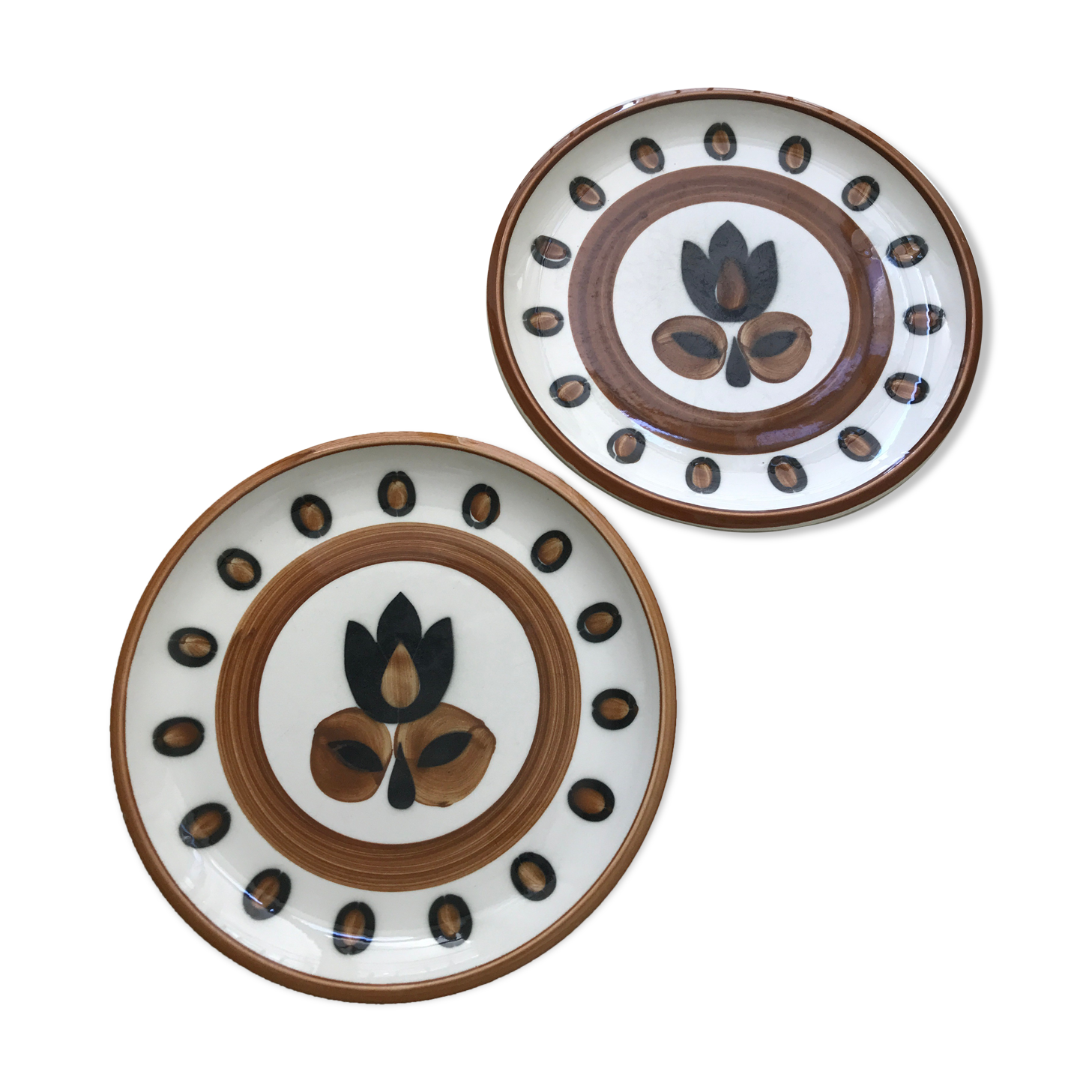 Lot de 2 assiettes modèle « Kimono » Boch