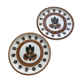 Set of 2 plates model "Kimono" Boch
