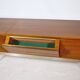 Meuble bas audio de style mid-century en bois et métal, années 1960