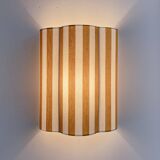 Paire Appliques murales tissu