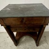 Empire period lady's dressing table in mahogany and veneer, 19th century
