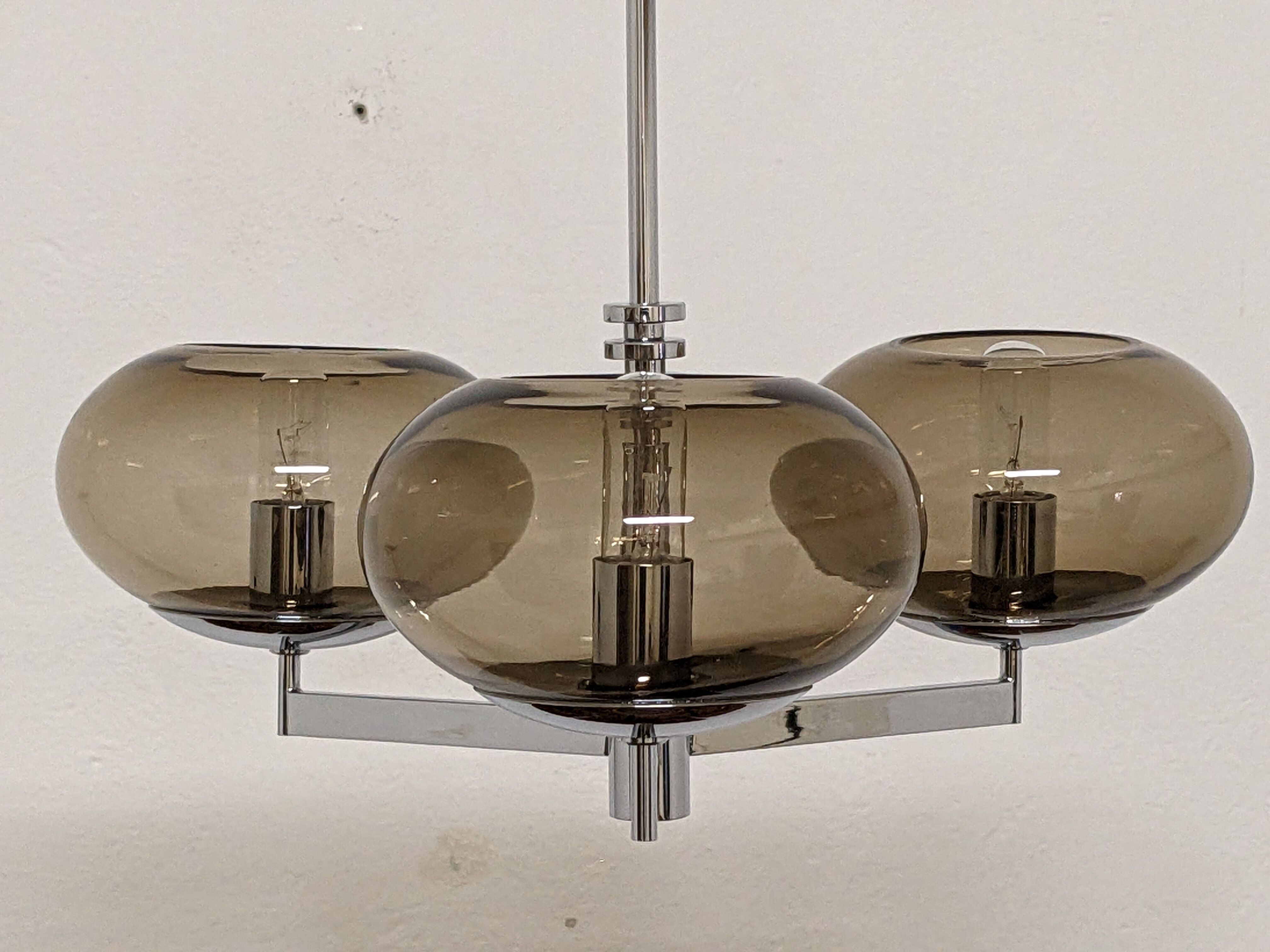 Sciolari chandelier with 3 lights from the 60s/70s