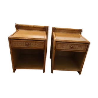 Set of 2 bedside tables
