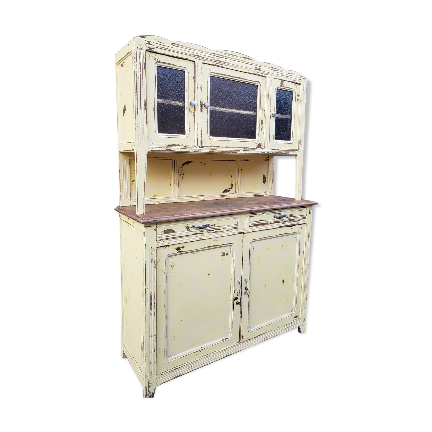 Buffet double soft yellow patina