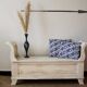 Wooden chest bench