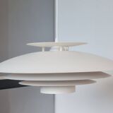 Scandinavian pendant light "Jeka" white 1970