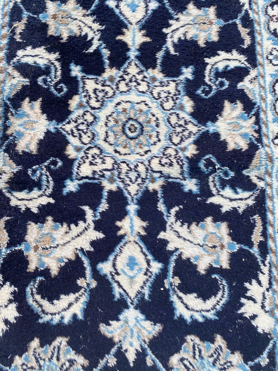 Pair of persian Naiin carpets 59x92 cm