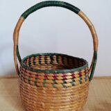 Children's woven straw basket