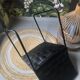 Pair of designer black chairs