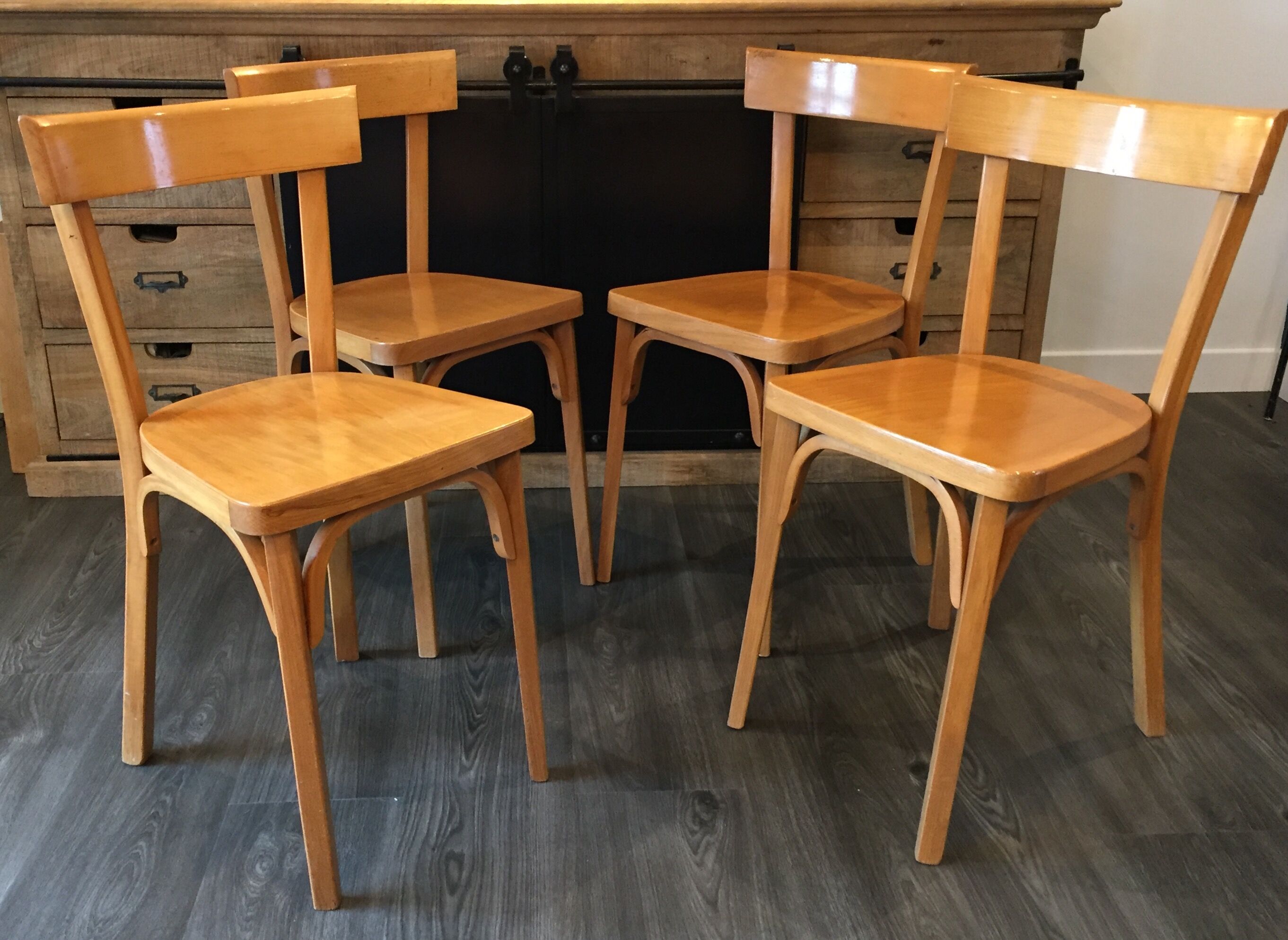 Set of 4 chairs bistro baumann