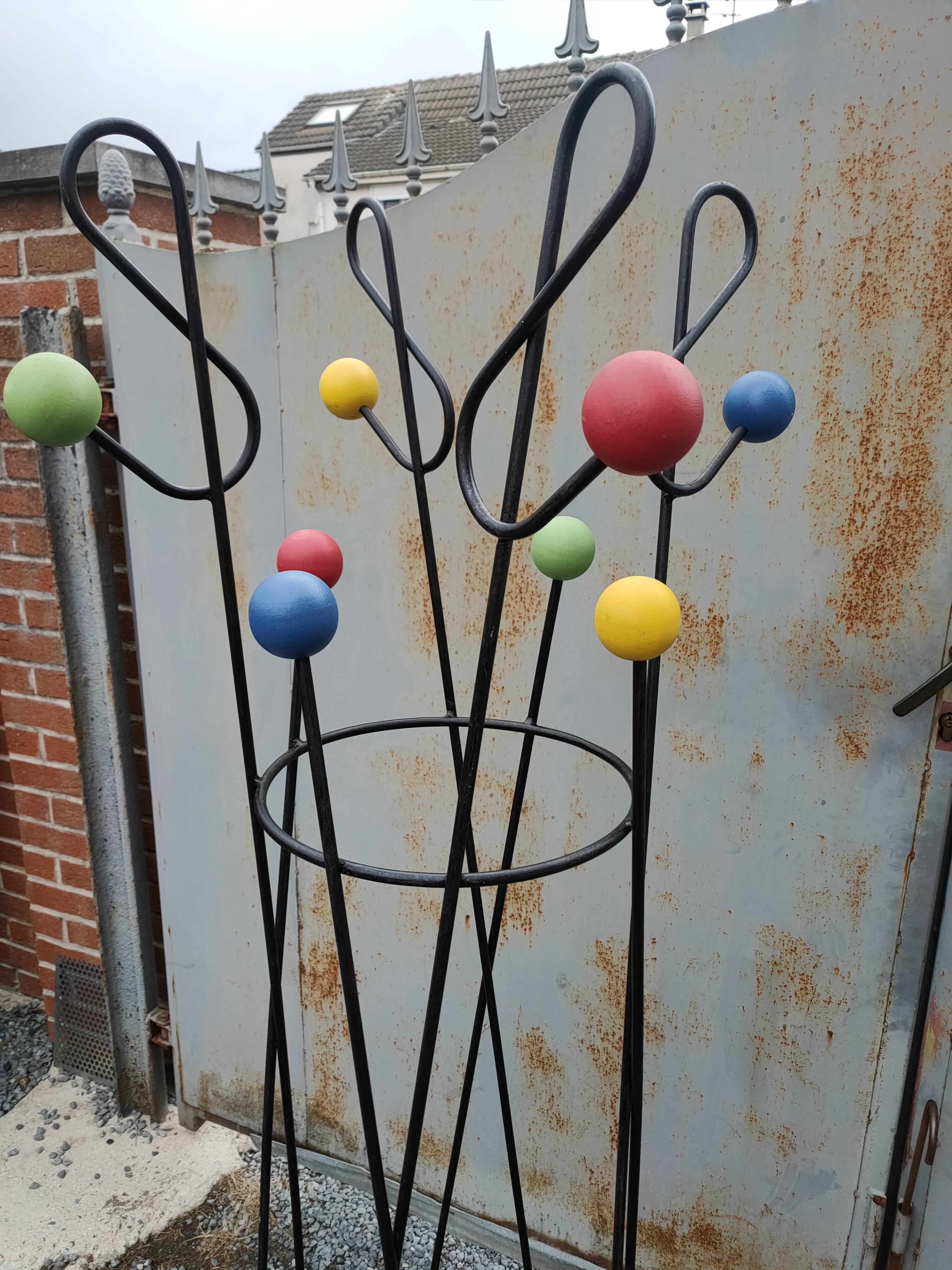 vintage treble clef coat rack