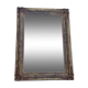 Miroir ancien style restauration en bois stuc doré 80 x 59 cm