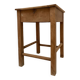 Wooden bedside table