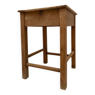Wooden bedside table