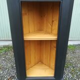 Black patina corner library